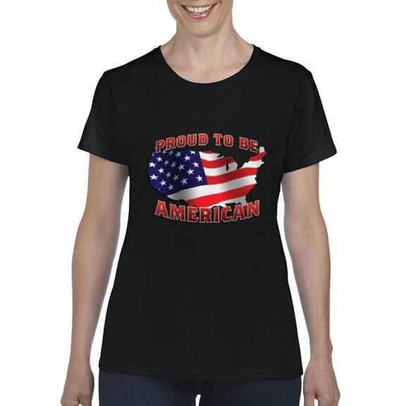 Artix - Women's T-Shirt Short Sleeve - American Proud To Be US Flag
