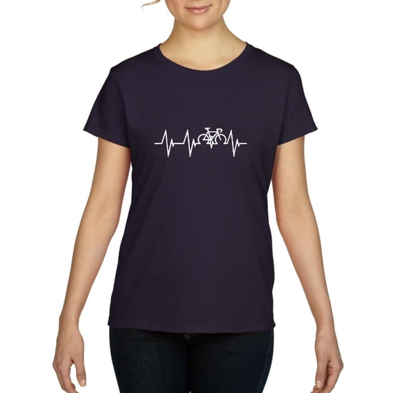 Artix - Women's T-Shirt Short Sleeve - Bicycle Heartbeat