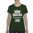 thumbnail image 1 of Artix - Women's T-Shirt Short Sleeve - Birthday Gift Queens Are Born in June, 1 of 5
