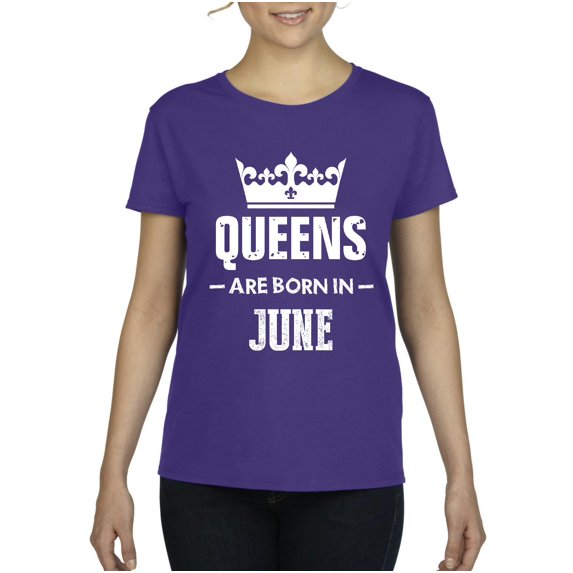 Artix - Women's T-Shirt Short Sleeve - Birthday Gift Queens Are Born in June