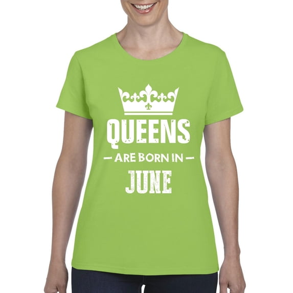 Artix - Women's T-Shirt Short Sleeve - Birthday Gift Queens Are Born in June