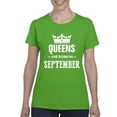 thumbnail image 1 of Artix - Women's T-Shirt Short Sleeve - Birthday Gift Queens Are Born in September, 1 of 5