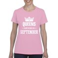 thumbnail image 1 of Artix - Women's T-Shirt Short Sleeve - Birthday Gift Queens Are Born in September, 1 of 5