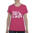 thumbnail image 1 of Artix - Women's T-Shirt Short Sleeve - Crazy Cat Lady, 1 of 5
