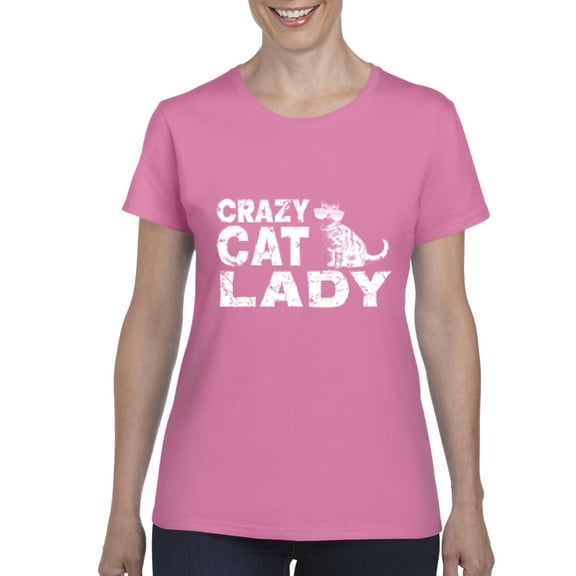 Artix - Women's T-Shirt Short Sleeve - Crazy Cat Lady