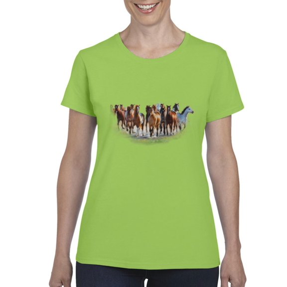 Artix - Women's T-Shirt Short Sleeve - Horses Herd