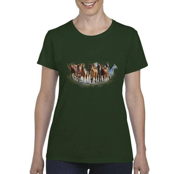 Artix - Women's T-Shirt Short Sleeve - Horses Herd