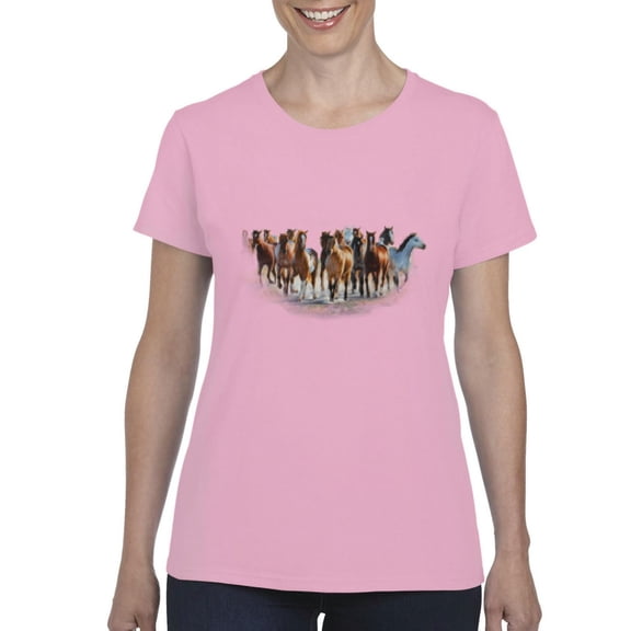 Artix - Women's T-Shirt Short Sleeve - Horses Herd