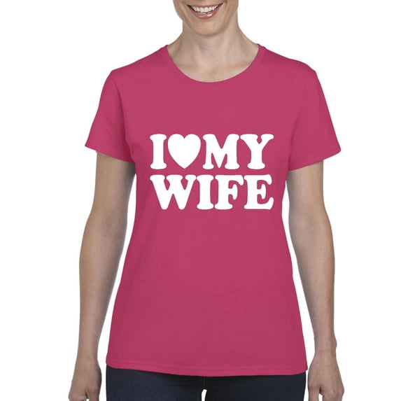 Artix - Women's T-Shirt Short Sleeve - I Love My Wife