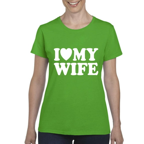 Artix - Women's T-Shirt Short Sleeve - I Love My Wife