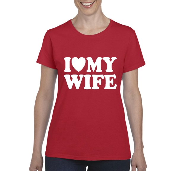 Artix - Women's T-Shirt Short Sleeve - I Love My Wife