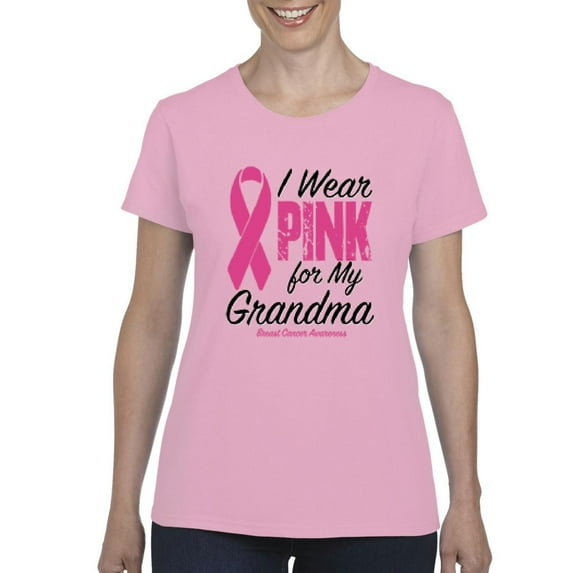 Artix - Women's T-Shirt Short Sleeve - I Wear Pink For My Grandma