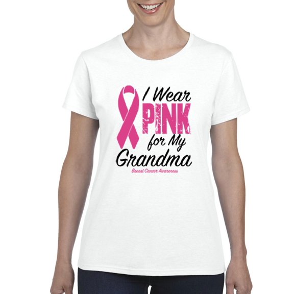 Artix - Women's T-Shirt Short Sleeve - I Wear Pink For My Grandma