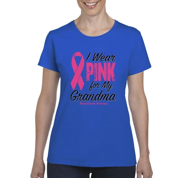 Artix - Women's T-Shirt Short Sleeve - I Wear Pink For My Grandma