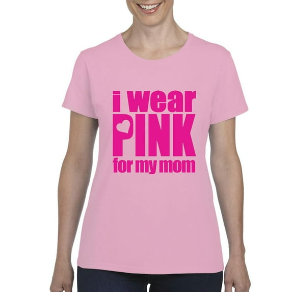 Artix - Women's T-Shirt Short Sleeve - I Wear Pink For My Mom