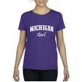 thumbnail image 1 of Artix - Women's T-Shirt Short Sleeve - Michigan Girl, 1 of 5