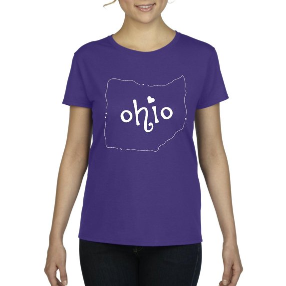 Artix - Women's T-Shirt Short Sleeve - Ohio Map