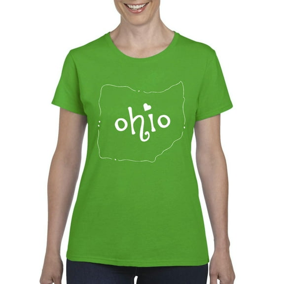 Artix - Women's T-Shirt Short Sleeve - Ohio Map
