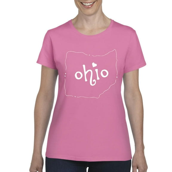 Artix - Women's T-Shirt Short Sleeve - Ohio Map