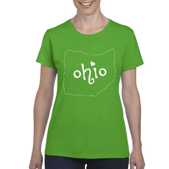 Artix - Women's T-Shirt Short Sleeve - Ohio Map