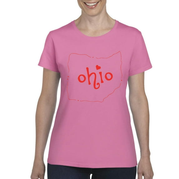 Artix - Women's T-Shirt Short Sleeve - Ohio Map