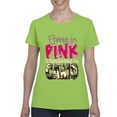 thumbnail image 1 of Artix - Women's T-Shirt Short Sleeve - Pretty in Pink Dangerous in Camo, 1 of 5