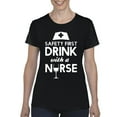 thumbnail image 1 of Artix - Women's T-Shirt Short Sleeve - Safety First With A Nurse, 1 of 5