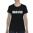 thumbnail image 1 of Artix - Women's T-Shirt Short Sleeve, up to Women Size 3XL - Braves, 1 of 5
