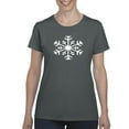 thumbnail image 1 of Artix - Women's T-Shirt Short Sleeve, up to Women Size 3XL - Christmas Snowflake, 1 of 5