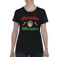 thumbnail image 1 of Artix - Women's T-Shirt Short Sleeve, up to Women Size 3XL - Christmas Wrapper, 1 of 5
