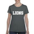thumbnail image 1 of Artix - Women's T-Shirt Short Sleeve, up to Women Size 3XL - Lions, 1 of 5