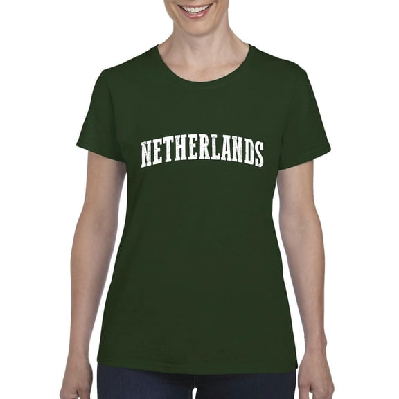 Artix - Women's T-Shirt Short Sleeve, up to Women Size 3XL - Netherlands Amsterdam