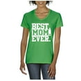thumbnail image 1 of Artix - Women's T-Shirt V-Neck Short Sleeve - Best Mom, 1 of 5