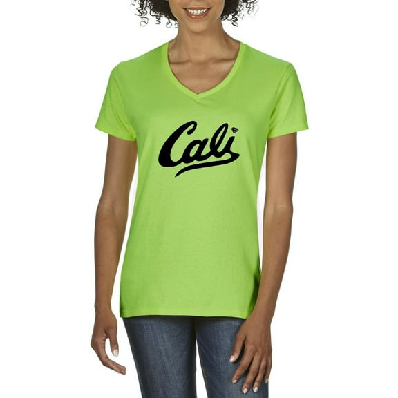 Artix - Women's T-Shirt V-Neck Short Sleeve - California Cali
