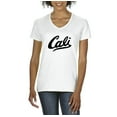 thumbnail image 1 of Artix - Women's T-Shirt V-Neck Short Sleeve - California Cali, 1 of 5