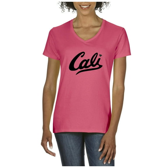 Artix - Women's T-Shirt V-Neck Short Sleeve - California Cali