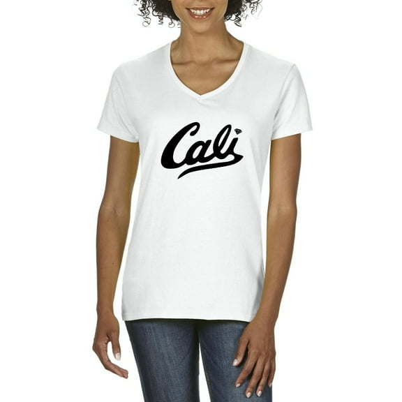 Artix - Women's T-Shirt V-Neck Short Sleeve - California Cali