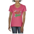 thumbnail image 1 of Artix - Women's T-Shirt V-Neck Short Sleeve - Christmas Dear Santa, 1 of 5