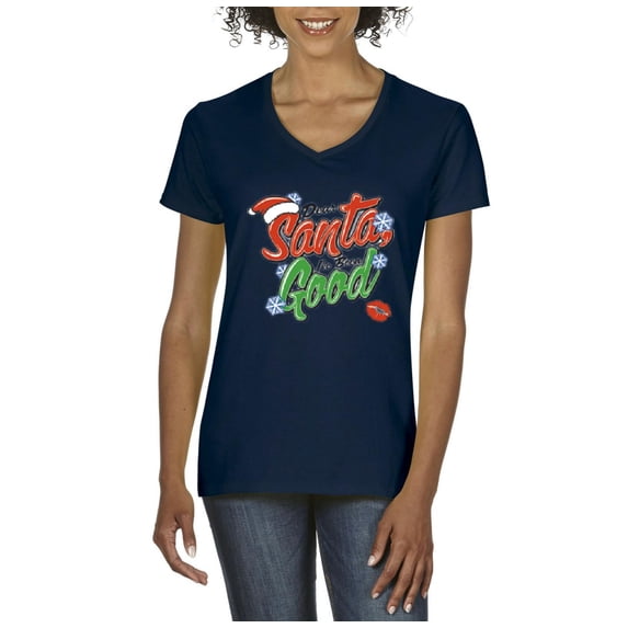 Artix - Women's T-Shirt V-Neck Short Sleeve - Christmas Dear Santa