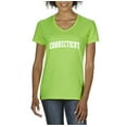 thumbnail image 1 of Artix - Women's T-Shirt V-Neck Short Sleeve - Connecticut, 1 of 5