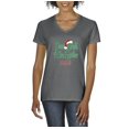 thumbnail image 1 of Artix - Women's T-Shirt V-Neck Short Sleeve - Dear Santa, 1 of 5