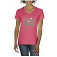 thumbnail image 1 of Artix - Women's T-Shirt V-Neck Short Sleeve - Dear Santa, 1 of 5