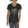 thumbnail image 1 of Artix - Women's T-Shirt V-Neck Short Sleeve - Dear Santa, 1 of 5