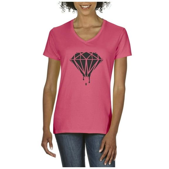 Artix - Women's T-Shirt V-Neck Short Sleeve - Diamond