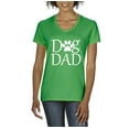 thumbnail image 1 of Artix - Women's T-Shirt V-Neck Short Sleeve - Dog Dad, 1 of 5