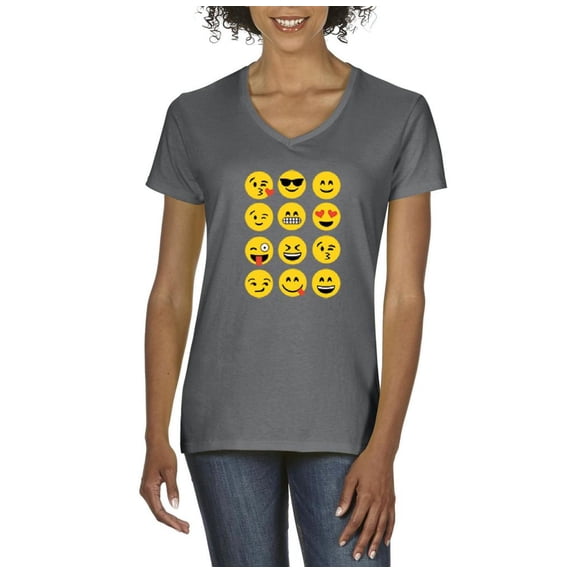 Artix - Women's T-Shirt V-Neck Short Sleeve - Emoji Group