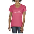 thumbnail image 1 of Artix - Women's T-Shirt V-Neck Short Sleeve - Heartbeat Photography, 1 of 5