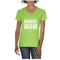 thumbnail image 1 of Artix - Women's T-Shirt V-Neck Short Sleeve - Hockey Mom, 1 of 5