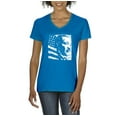thumbnail image 1 of Artix - Women's T-Shirt V-Neck Short Sleeve - Martin Luther King Jr., 1 of 5