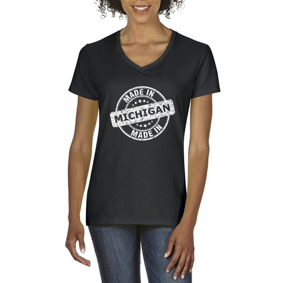 Artix - Women's T-Shirt V-Neck Short Sleeve - Michigan Made
